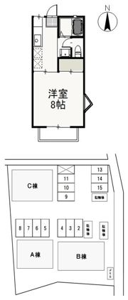 S.T.Villa TSUSHIMA Bの間取り画像