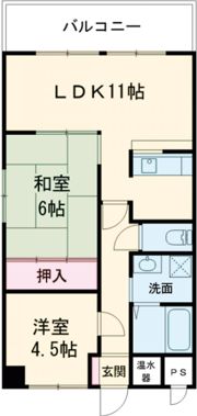 リバーサイド白鷺の間取り画像