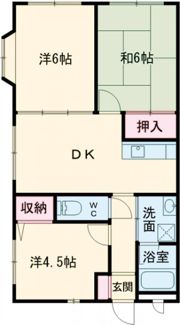 クレインⅡビルの間取り画像