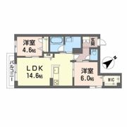 エクラージュ多治米Ⅱの間取り画像