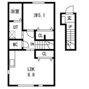 Sun field (サンフィールド)Dの間取り画像
