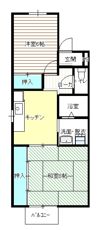 ハピネスⅠの間取り画像