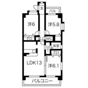 レジオンドヌールの間取り画像