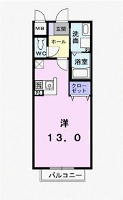 シャン・ド・フルール Bの間取り画像