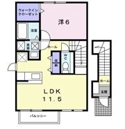 アブニールの間取り画像