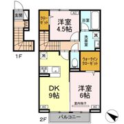 アナシエ富田町の間取り画像