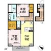 アナシエ富田町の間取り画像