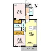 カーサ ミカサの間取り画像