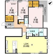 D-ROOM大路の間取り画像