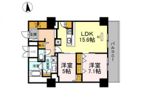グランセジュール江坂 住居の間取り画像