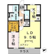 ラフレシール A棟の間取り画像