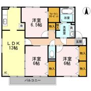 プラシードMの間取り画像