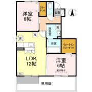 グレイス 南吉田 B棟の間取り画像