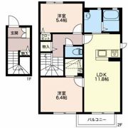 メゾンドボニートの間取り画像