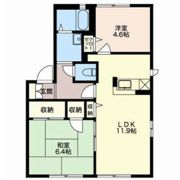 ミレニアムタウン2000 Bの間取り画像