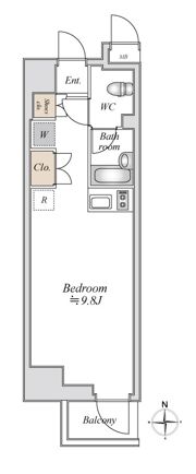 アパートメンツ綱島の間取り画像
