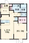 ラベンダーの間取り画像