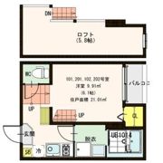 ハーモニーテラス越路Ⅱの間取り画像