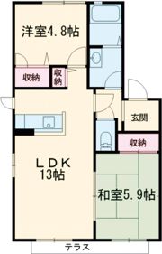 二色の浜グリーンヴィレッジCの間取り画像