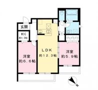 メゾンブランシュ北柏の間取り画像