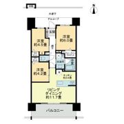 ライオンズ浦添城間グランテラスの間取り画像