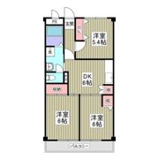 MIYAMAⅡ-1の間取り画像