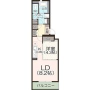 Node プラス TSURUMAIの間取り画像