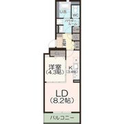 Node プラス TSURUMAIの間取り画像