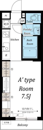 リブリ・FUKUの間取り画像