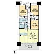 サーパス ザ・タワー宇都宮の間取り画像