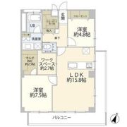 マンション牛込の間取り画像