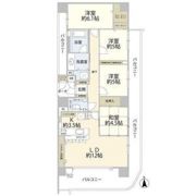 サンパーク名駅スクエアの間取り画像