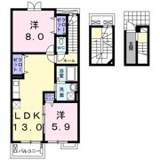 レジデンス・ブルーローズの間取り画像