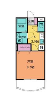 ユニティー朝日の間取り画像