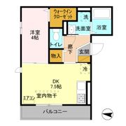 charmant court M´s Ⅲの間取り画像