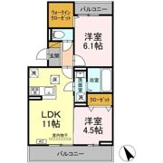 オーガスタハイツの間取り画像