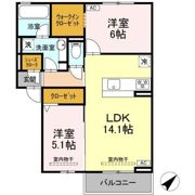 恵比寿の森の間取り画像