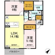 恵比寿の森の間取り画像