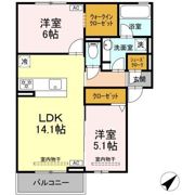 (仮称)D-ROOM長沼1丁目の間取り画像