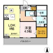 D-avance 花中 Ⅱの間取り画像