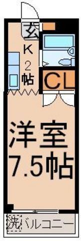 ハイツ 榎本の間取り画像