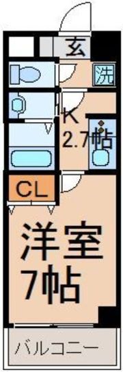 プラネット西砂の間取り画像
