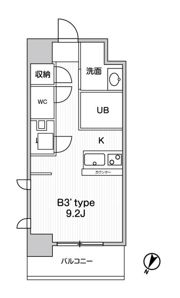 JMFResidence町田の間取り画像