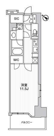 WORVE横浜伊勢佐木町の間取り画像