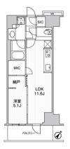 WORVE横浜伊勢佐木町の間取り画像