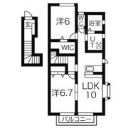 クレアトゥールの間取り画像