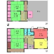 津井浦貸戸建の間取り画像