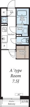 リブリ・Espoir六番館の間取り画像