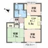 クレストコートBの間取り画像