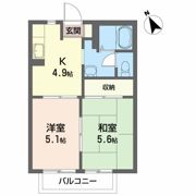 リーデンス徒之町の間取り画像